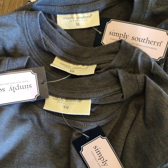 Simply Southern Youth Tee Boo Haw Ghost Cowgirl Hat Pink Boots Halloween Shirt - Picture 5 of 6